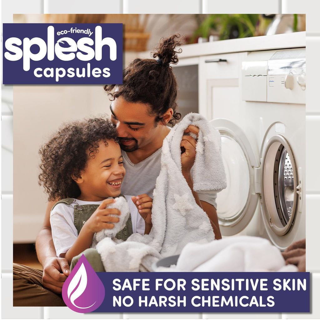 Splesh Xtra Stain Removal 3in1 Laundry Capsules, 5 Months Supply Bulk Buy 140 Washes