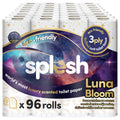 Splesh Quilted Luna Bloom 3-Ply Luxury Scented Toilet Tissue Paper, 96 Rolls