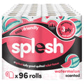 Splesh Quilted Toilet Roll Luxury Watermelon 3-Ply Soft Toilet Paper, 96 Rolls